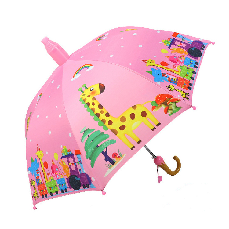 2022 lovely Cartoon Umbrella Kid 3D Model Ear Child Umbrella with plastic handle small umbrella for kids