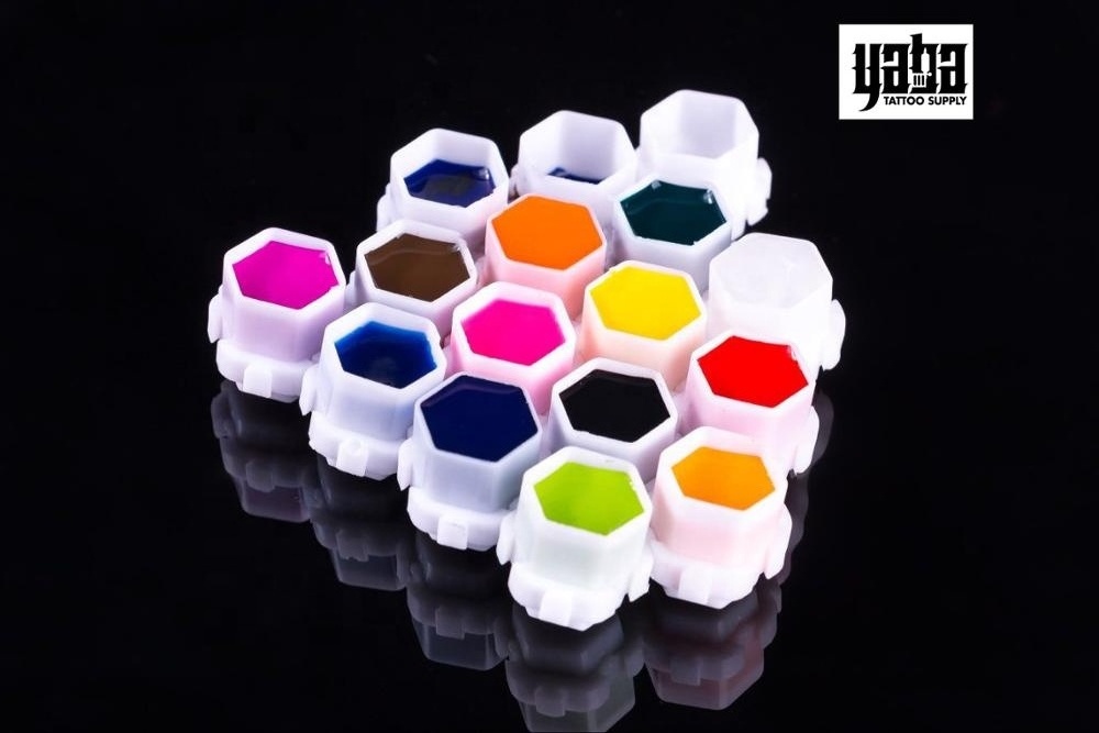 Yaba Stainless Steel Color Frame Tattoo Machine Tattoo Ink Holder