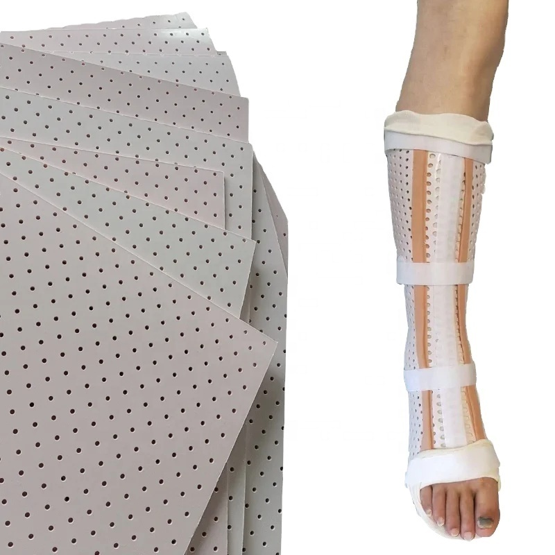 Moldable Low Temperature Thermoplastic Splinting Sheet Solutions for Orthopedics Radiotherapy Immobilizing Mask