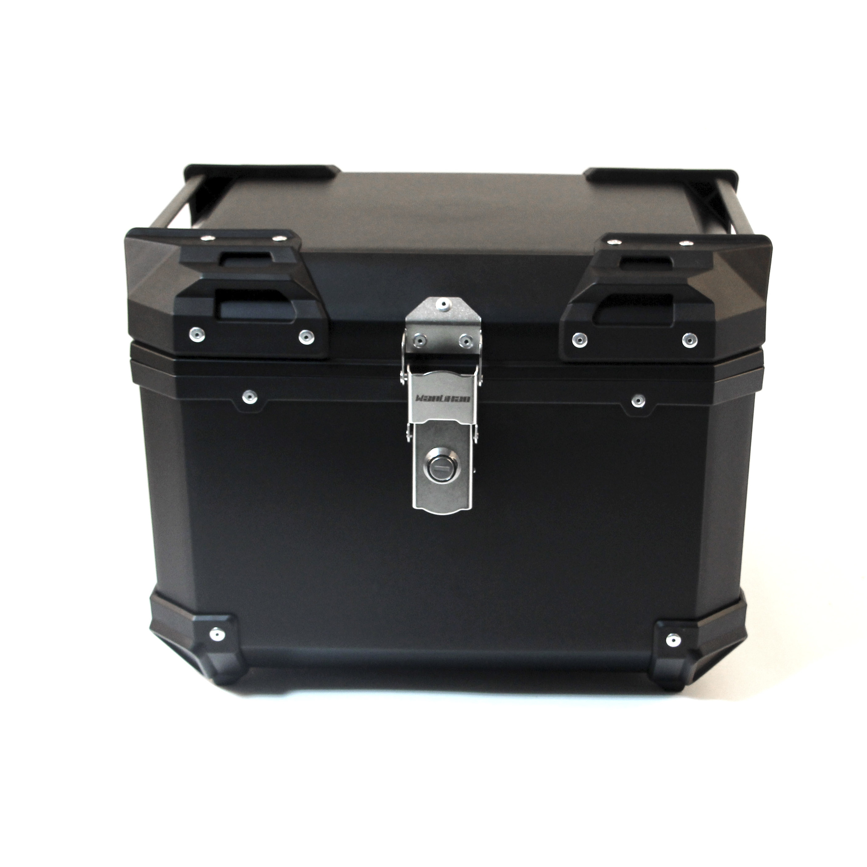 45L Motorcycle Quick Release Tail Rear Top Luggage Box Helmet Case Storage Trunk Aluminum Toolbox Universal Waterproof