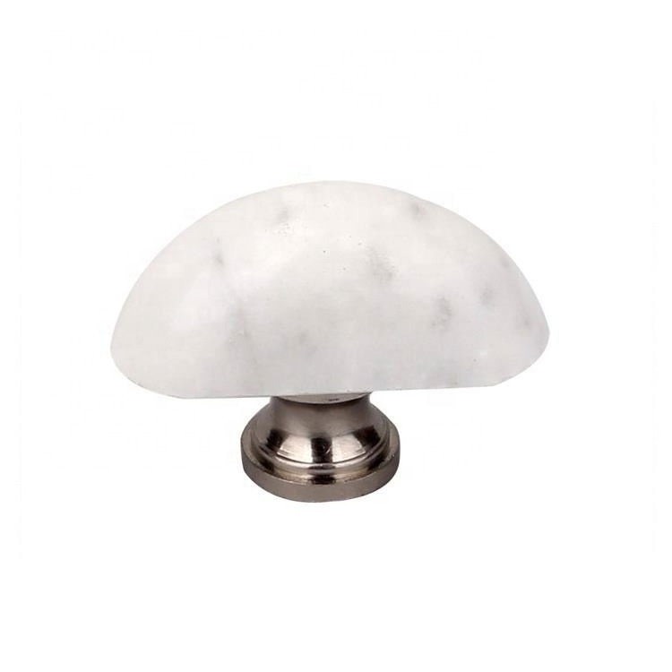 YONFIA 2761 Hot selling white granite and zinc alloy drawer knobs decorative cabinet handles