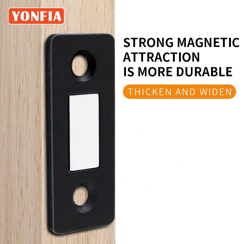 YONFIA 9025 Wardrobe Drawer Magnetic Sliding Cabinet Door Catches Magnet Door Stops Hidden Door Closer Catch For Closet Cupboard