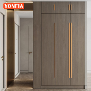 YONFIA 3745 Long Aluminium Profile Furniture Cupboard Handle Wardrobe Kitchen Cabinet Drawer Pull Handle Long Closet Door Handle