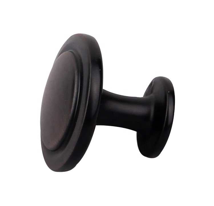 2020 Hot selling zinc alloy Oil Rubbed Bronze antique small kitchen cabinet knobs