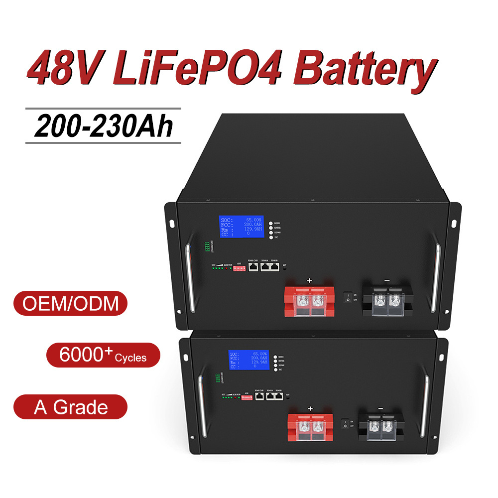 YABO Wholesale Solar Lifepo4 Battery 48V 5kWh 10kWh 30 kwh 50kw batterie lithium 48v 200ah For Home