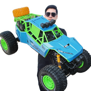 4DRC Hot Sale 2.4G Remote Control Car Big Wheel Metal Vehicle 1:10 Rock Crawler 4x4 High Speed RC Car for Kids