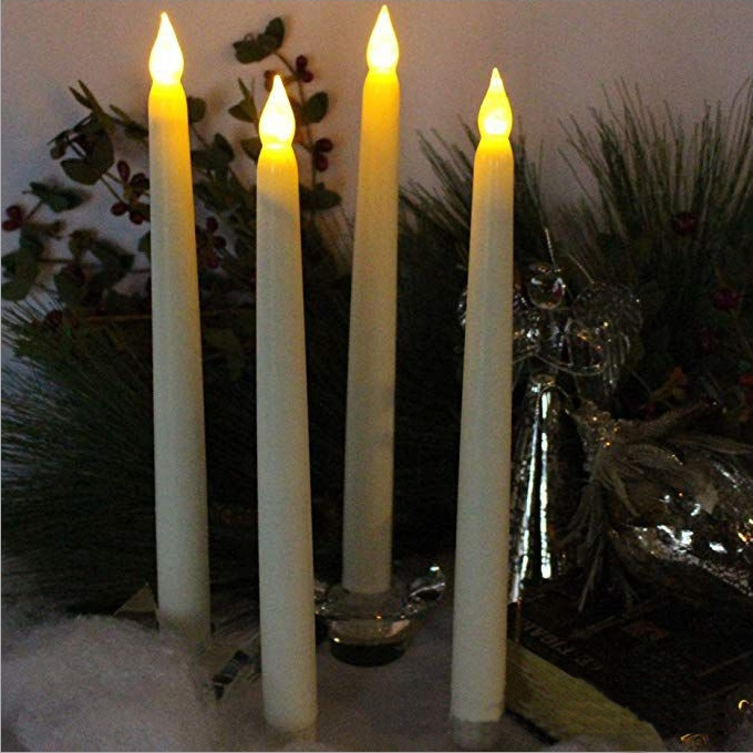 Battery Operated Flicker Candle LED Flameless Taper Candle