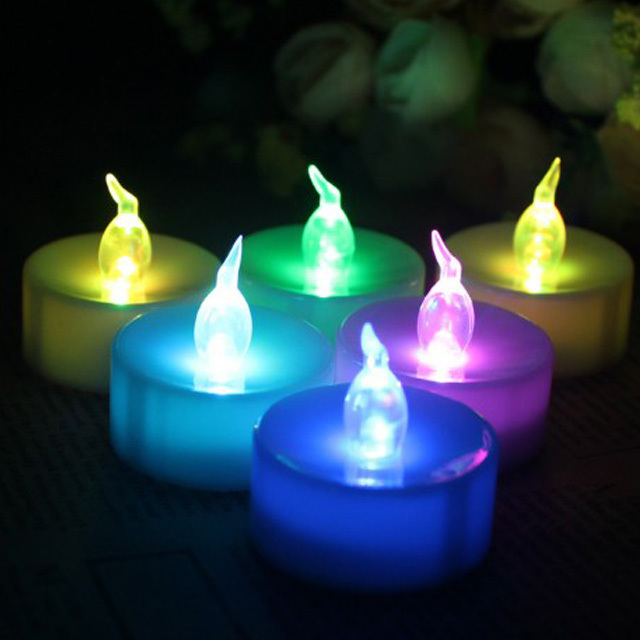 led tea light birthday candle jar Christmas dec