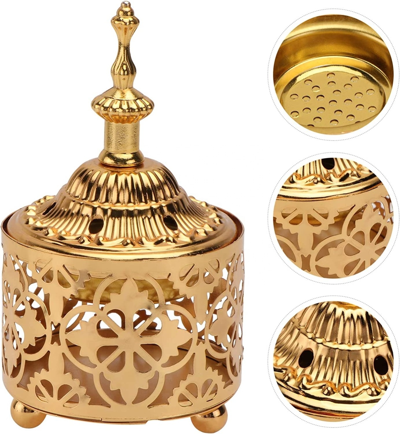 Saudi Arabia Bukhoor New Aluminum Incense Burner Bukhoor Mubkhar Burner For Incense at Home