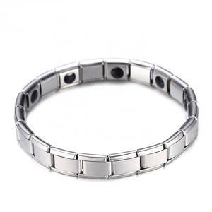 Power Band Tourmaline Custom Magnetic Energy Bracelet Stainless Steel Energy Power Bracelet