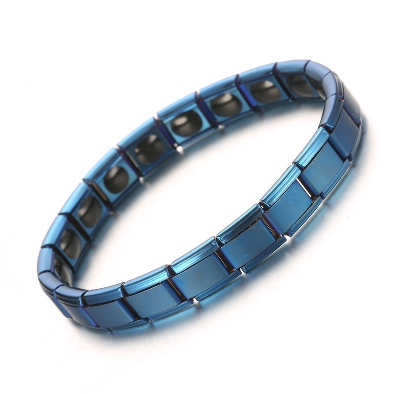 Power Band Tourmaline Custom Magnetic Energy Bracelet Stainless Steel Energy Power Bracelet