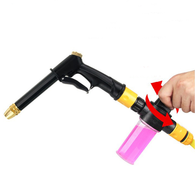 Gun Car Wash Sprayer Soap Blaster Adjustable Ratio Dial Cannon for Cleaning with Quick Connector to Any Garden Hose