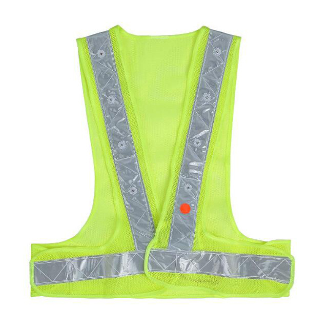 16 LED Light up Cycling Traffic Outdoor Night Safety Warning Vest (Led Safety Vest)