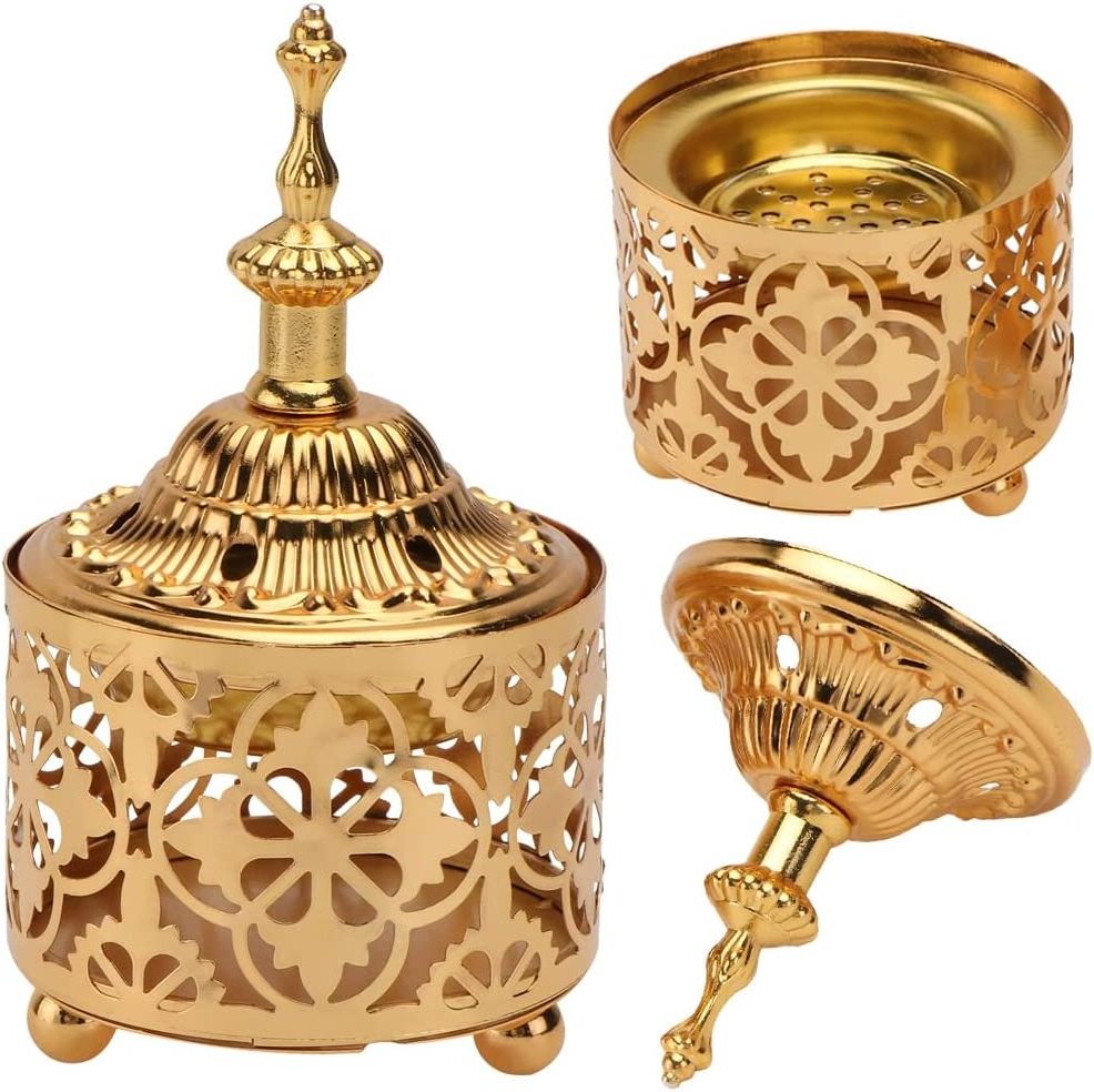 Saudi Arabia Bukhoor New Aluminum Incense Burner Bukhoor Mubkhar Burner For Incense at Home