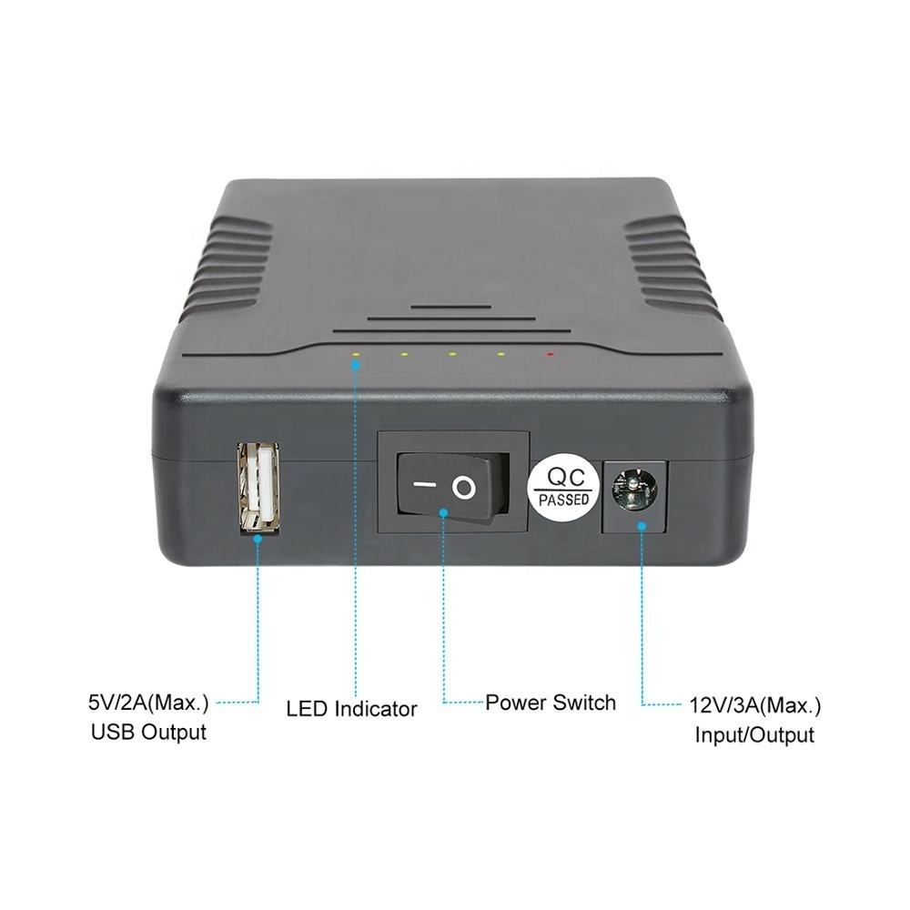 12V And 5V Rechargeable 11.1V 6000mAh Battery Pack With CE, ROHS, FCC Certifications