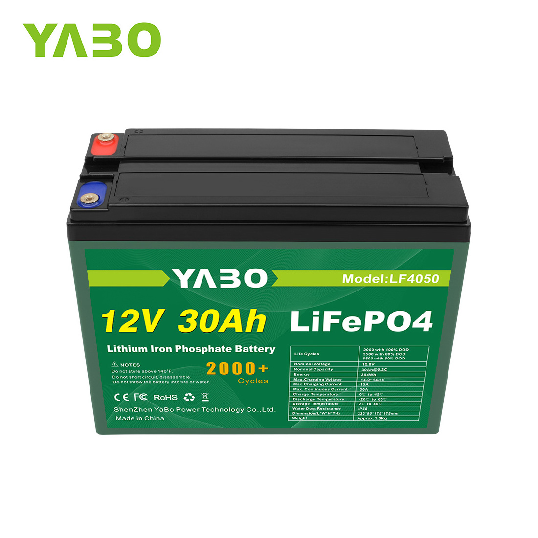 Hot Sale High Quality Storage Lithium Battery Energizer Lifepo4 12V 30Ah LiFePO4 Lithium Battery for UPS and Lighting