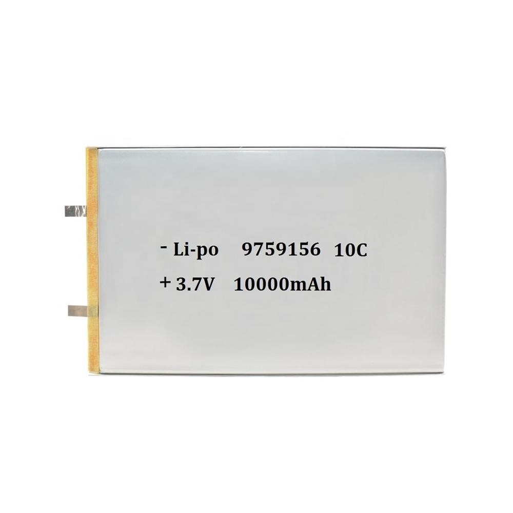 Hot Sell Rechargeable High Large Capacity 9759156 10c Lithium Polymer 10000mah RC Lipo Battery 3.7v