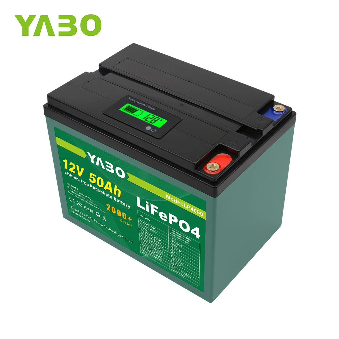 Quick Order Dropshipping Rechargeable Lithium Ion 12V 50Ah LiFePO4 Battery For Emergency Lighting Battery Pack