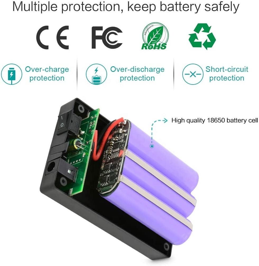 High Quality 12v 3Ah Lithium Ion Rechargeable Battery Pack For LED Light