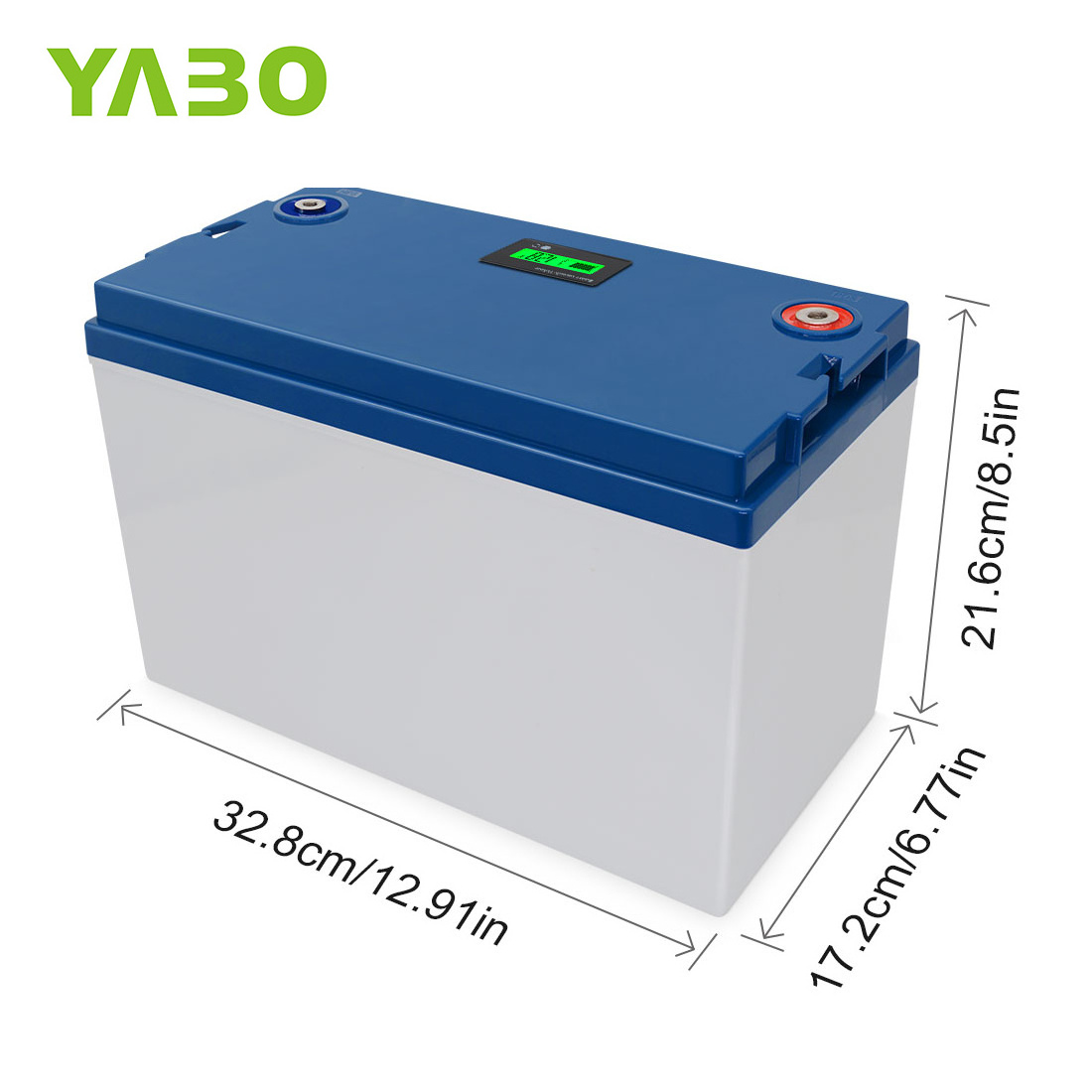 YABO High Quality Green Power Rechargeable Battery 12V 100Ah 12.8V LiFePO4 Lithium Ion LiFePO4 Battery Packs