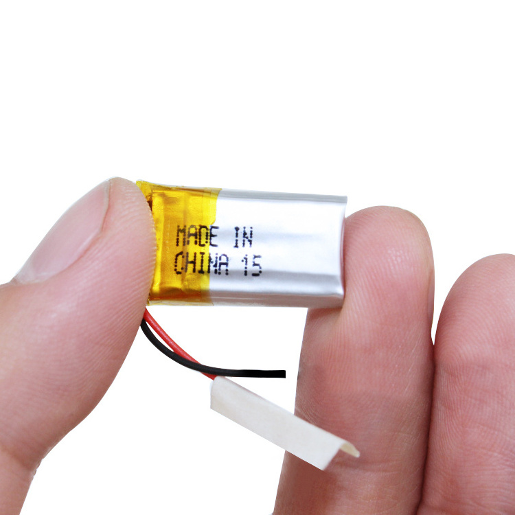 401120 50mah Rechargeable Ultra Thin Smallest Lipo Battery Pack 3.7V Lithium Polymer Battery For Gps