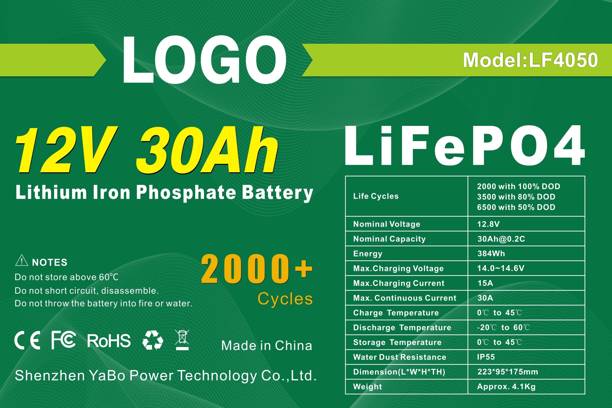 Hot Sale High Quality Storage Lithium Battery Energizer Lifepo4 12V 30Ah LiFePO4 Lithium Battery for UPS and Lighting