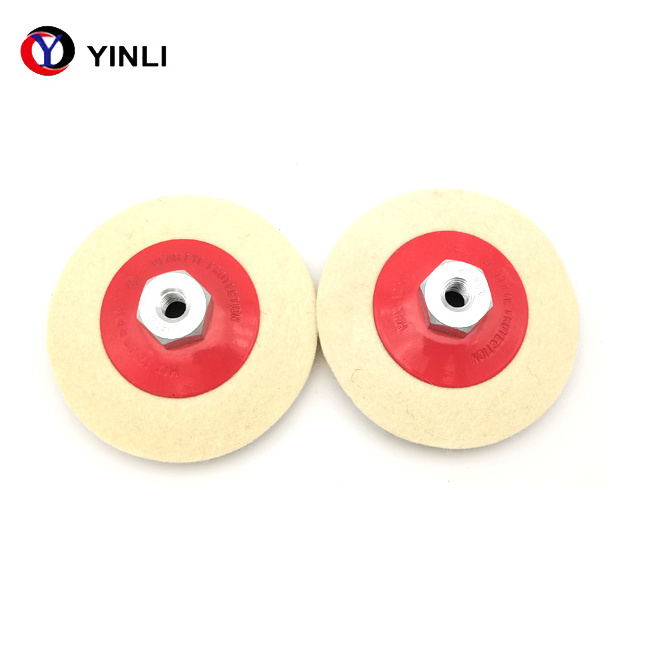 M10 Thread Wool Felt Polishing Grinding Wheels