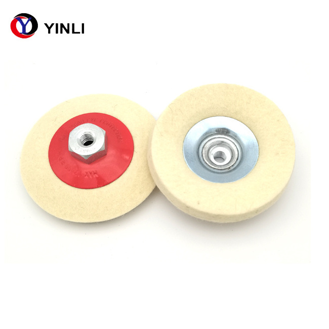 M10 Thread Wool Felt Polishing Grinding Wheels