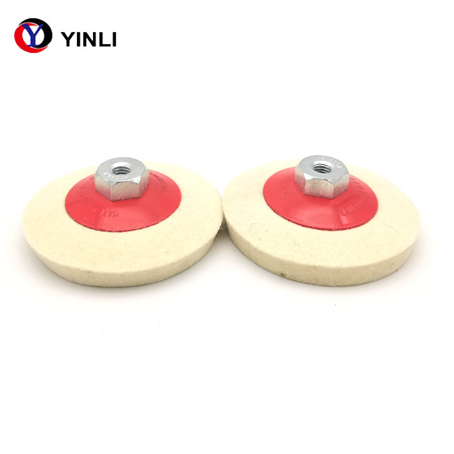 M10 Thread Wool Felt Polishing Grinding Wheels