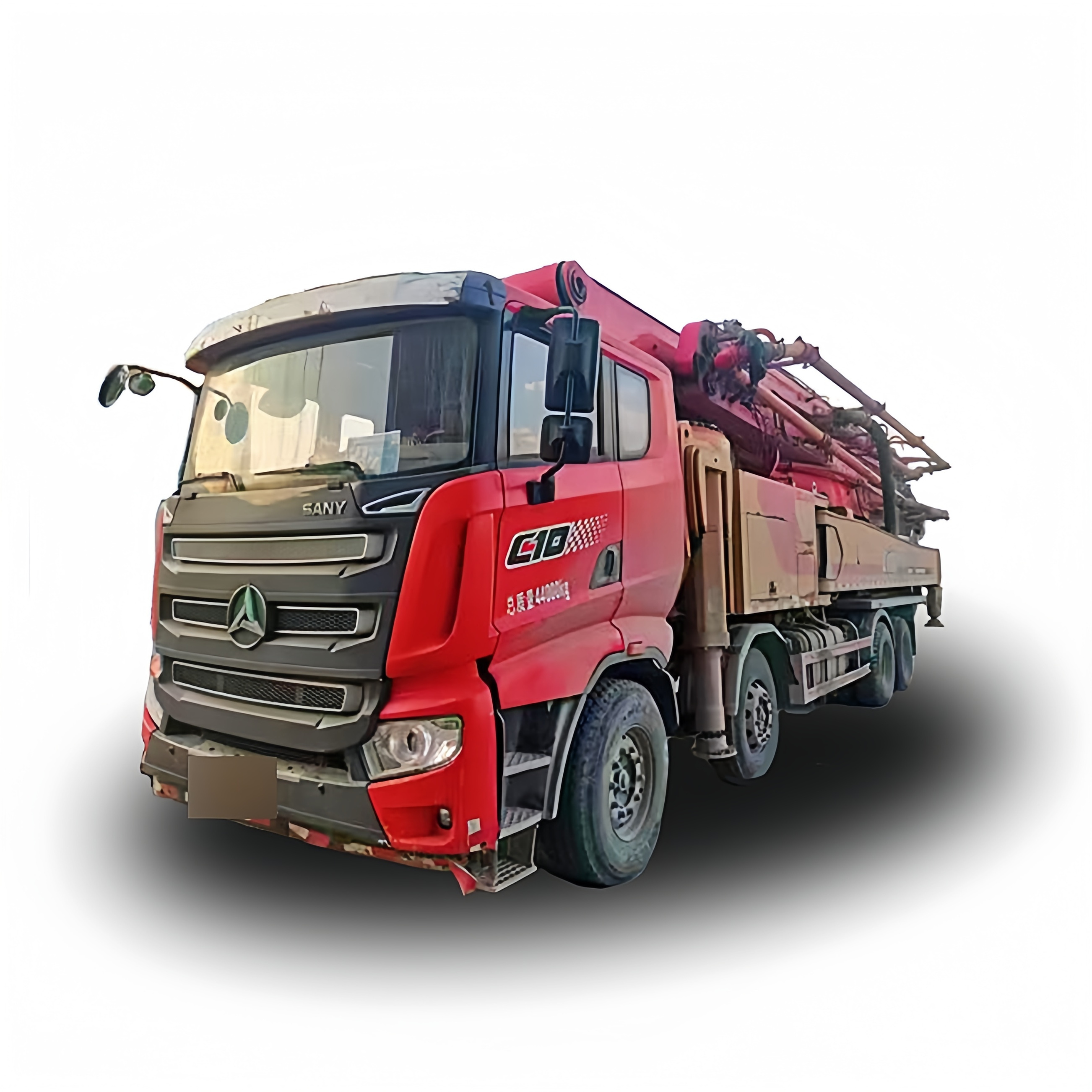 SANY Used Excavators Working Year 2021 Used second hand 62M truck mounted Concrete Mixer Pump Truck SYM5503THB