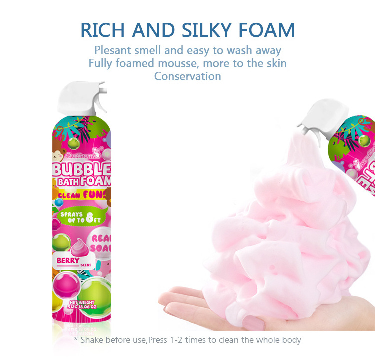 Low price amino acid clean bubble mousse shower gel fragrance moisturize mousse shower for baby