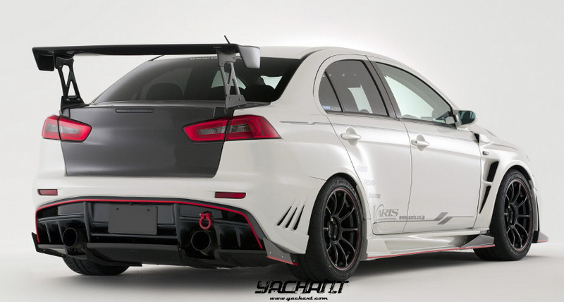 FRP Fiber Glass 2008 to 2017 Evolution EVO X 10 VS '17 Ver. Ultimate ...
