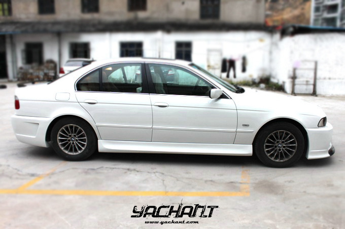 FRP Fiber Glass 1997 to 2003 E39 5 Series M5 Style Side Skirts Fit For E39 5 Series Side Skirts Body Kit