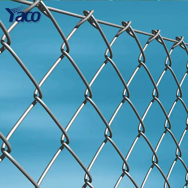 commercial stronger 6ft chain link fence with double gate latch