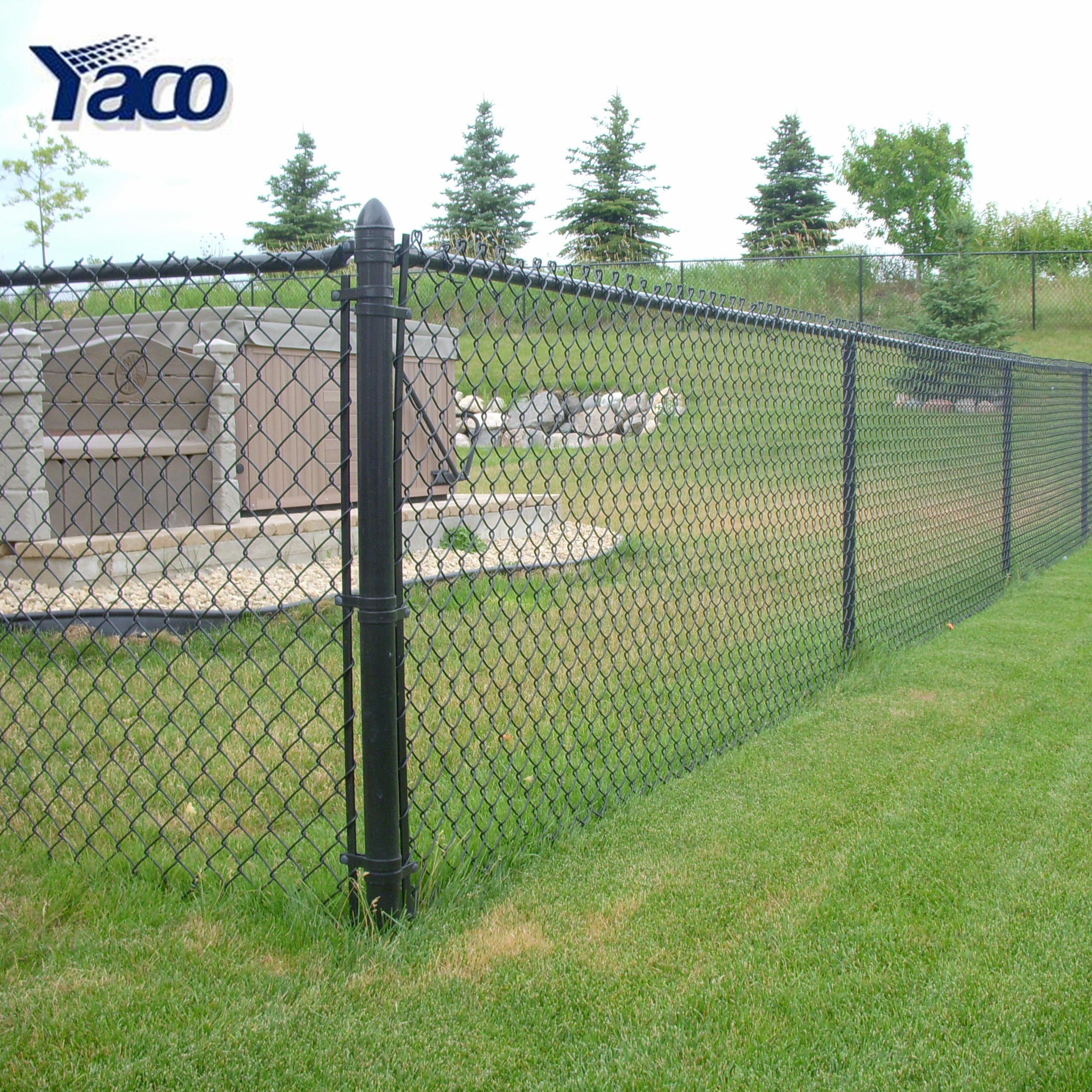 heavy duty 6ft 8ft diamond fencing galvanized pvc green chain link mesh fence