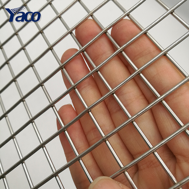 316&316L Stainless 20 gauge Steel Wire Mesh 4ftx8ft Grid Mesh Cage Bird Aviary welded Mesh panels