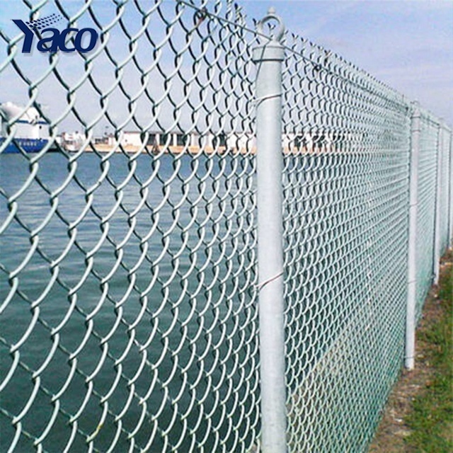 4ft 5ft 6ft galvanized steel diamond wire mesh chain link fence 50ft roll with posts and hardware