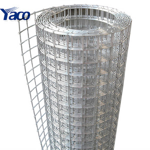 1/2x1 1x1 hot dip galvanized iron welded wire cloth mesh / 16 gauge electro galvanized square hole welded mesh rolls