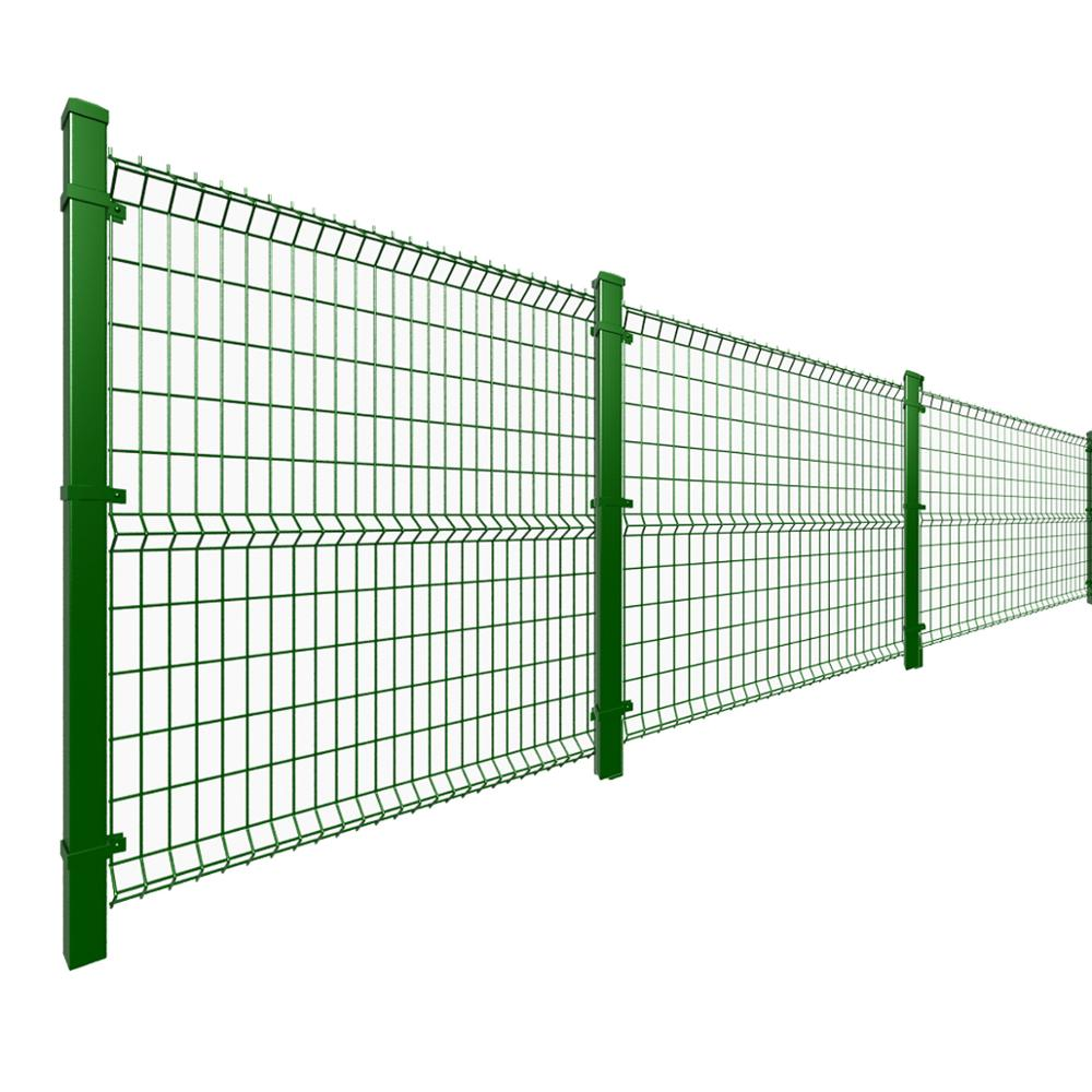 3D Curved Welded Wire Mesh Fence / Farm Fence / Garden Fence Iron Metal Security Fence Sports Security Fence Panel