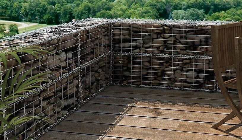 Galfan steel 4mm welded gabion box wire mesh fencing gabion baskets canada price