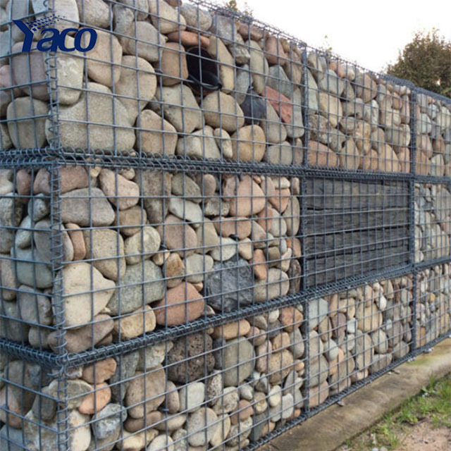 Galfan steel 4mm welded gabion box wire mesh fencing gabion baskets canada price