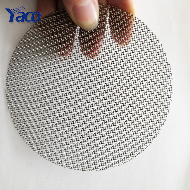 Canada stainless steel  filter screens mesh sieve / stainless steel wire mesh round 50 micron sintered filter disc