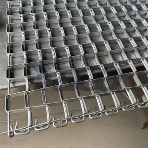 Stainless Steel Weave Flat Strip Transmission Wire Mesh Honeycomb Great Wall Conveyor Belt