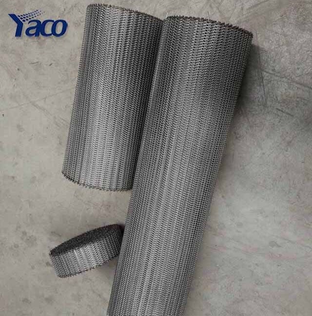 Food grade SS304 stainless steel spiral balance weave conveyor wire mesh belt price