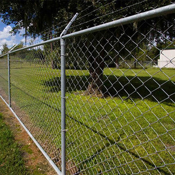 Wholesale 10ft used chain link fence weaving fencing jamaica