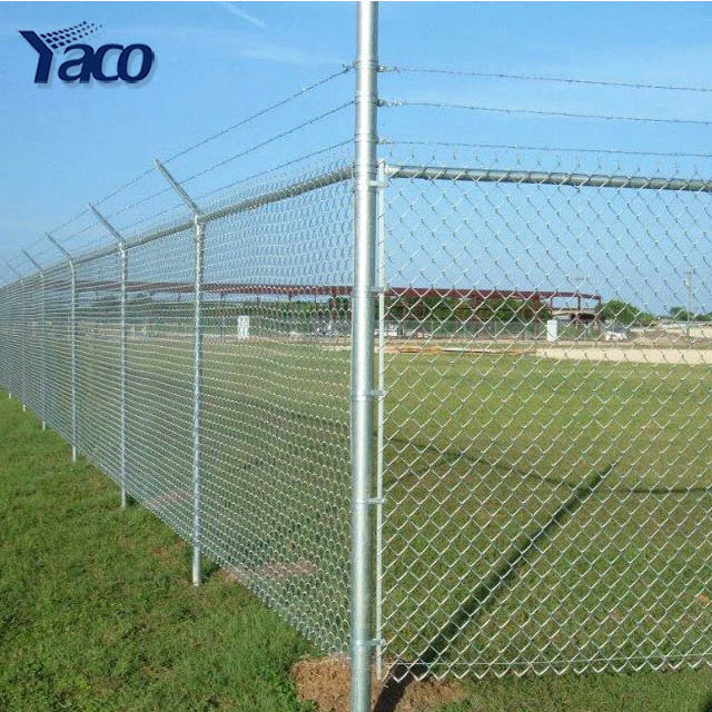 Hot Dip Galvanized 6ft Tall Chain Link Mesh Price 2inch Aperture 100 Ft Roll Barbed Wire For Mountain Barrier Fencing In Malaysi