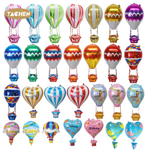 YACHEN globos party decoration custom 4d hot air shape helium foil balloons for kids birthday party decoration