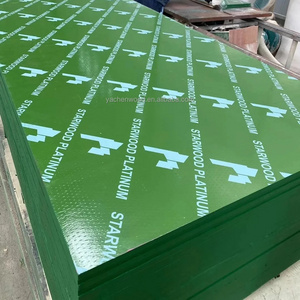 Plastic PP Plywood Green PVC Film Faced Marine Plywood Sheet