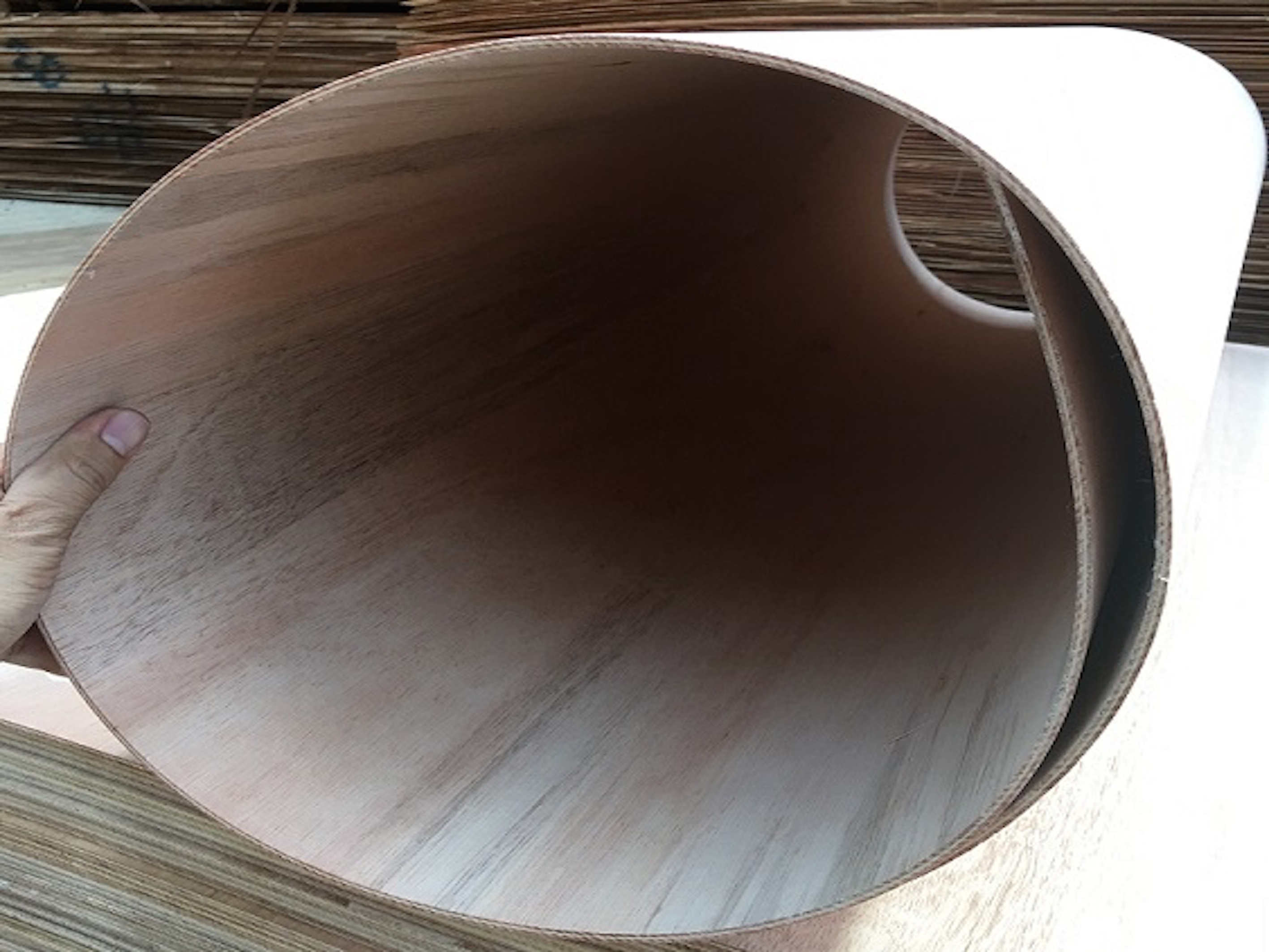 Factory direct supply customized decoration curved flexible plywood bent wood for furniture