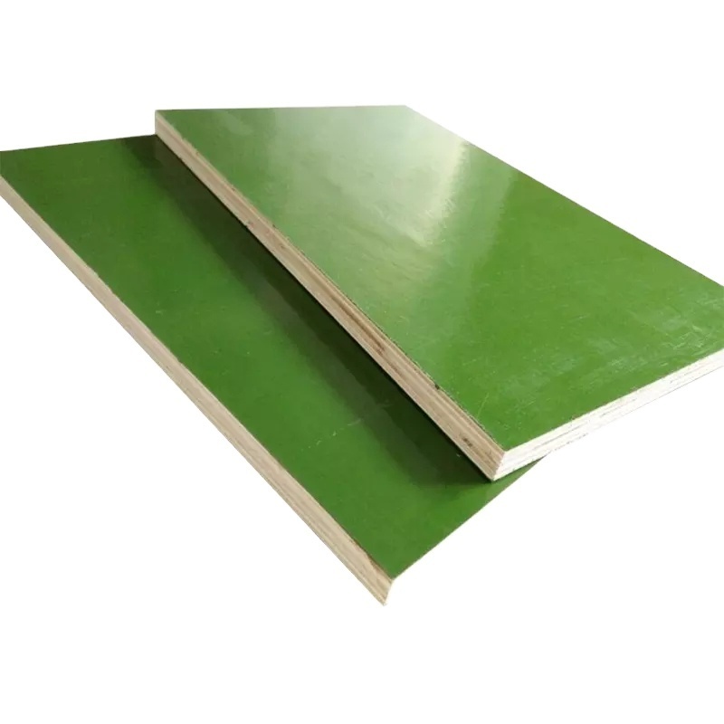 Plastic PP Plywood Green PVC Film Faced Marine Plywood Sheet